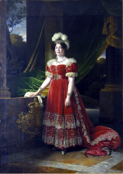 Retrato de María Teresa de Francia, Duquesa de Angulema (1778-1851) de Alexandre Francois Caminade